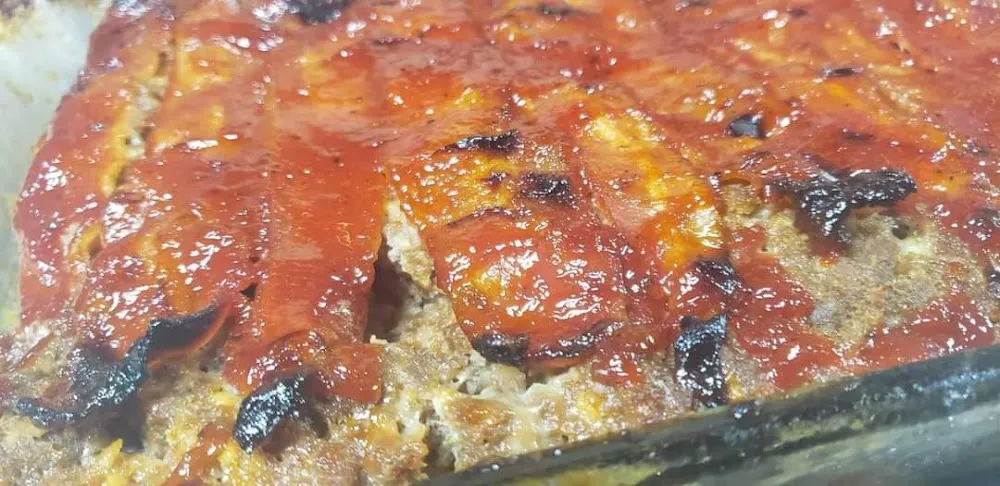 Bacon Wrapped Meatloaf Meal