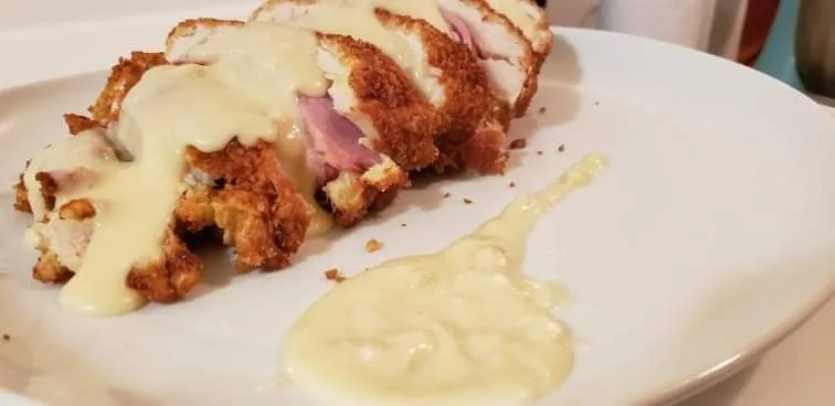 Homemade Chicken Cordon Bleu with Special Sauce